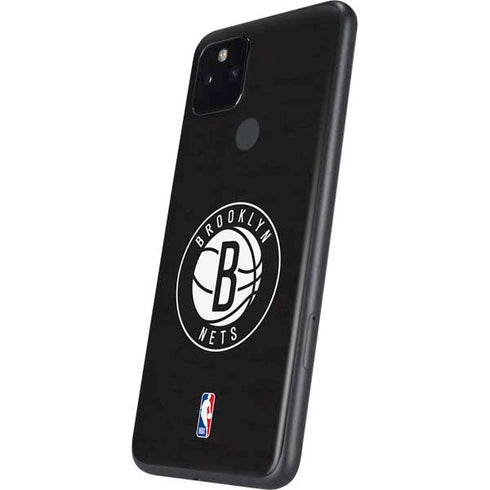 NBA Brooklyn Nets Distressed Google Pixel 5a Skin